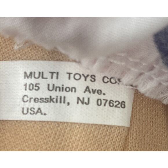 MT Multi Toys 1992 Troll Doll 12" GLO Girl Polka Dot Heart Orange Hair Pink Eyes - Picture 5 of 9